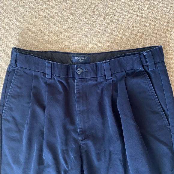 Men's Dockers Navy Pants 34x34 - Picture 3 of 7